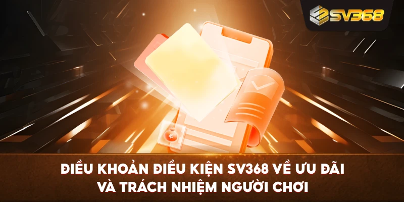 Điều Khoản Điều Kiện SV368 về ưu đãi và trách nhiệm người chơi